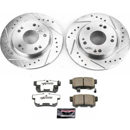 PowerStop Power Stop 11-15 Honda CR-Z Rear Z26 Street Warrior Brake Kit