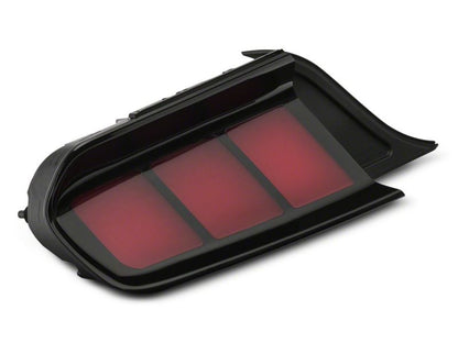 Raxiom 15-23 Ford Mustang Profile LED Tail Lights Gloss Black Housing- Red Lens