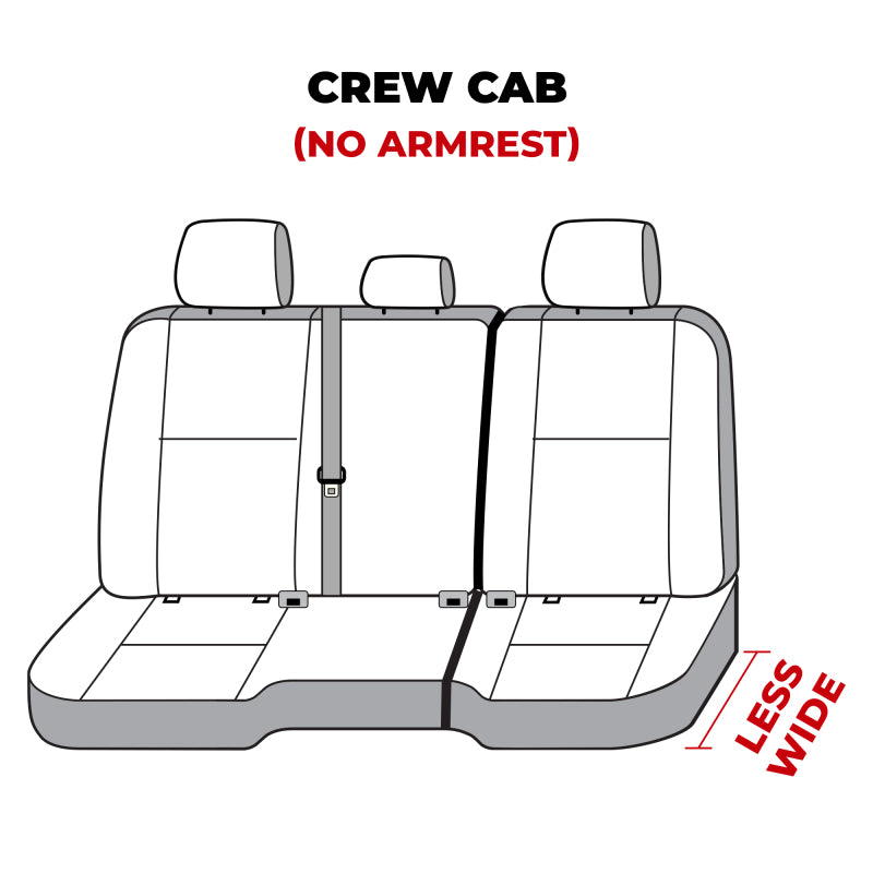 Covercraft 11-24 Dodge Ram Carhartt SeatSaver Custom Second Row Seat Covers - Gravel