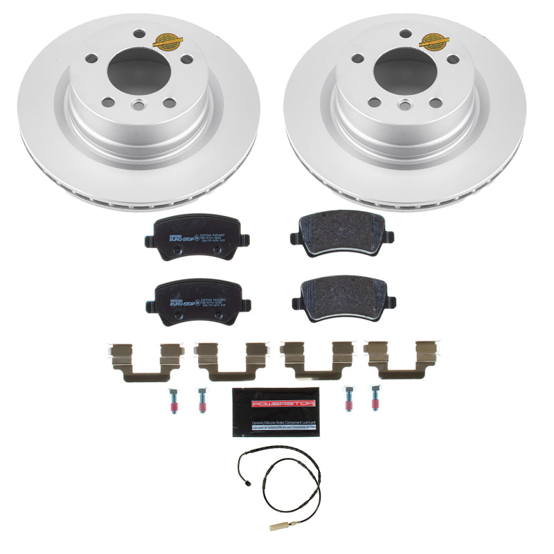 PowerStop Power Stop 10-13 BMW 128i Rear Euro-Stop Brake Kit