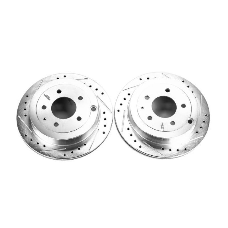 PowerStop Power Stop 92-95 Mazda 929 Rear Evolution Drilled & Slotted Rotors - Pair