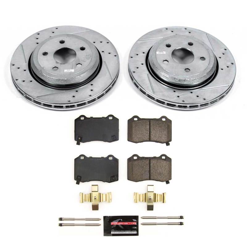 PowerStop Power Stop 18-21 Jeep Grand Cherokee Rear Z23 Evolution Brake Kit