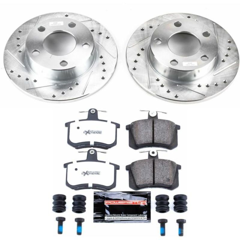 PowerStop Power Stop 96-01 Audi A4 Quattro Rear Z26 Street Warrior Brake Kit