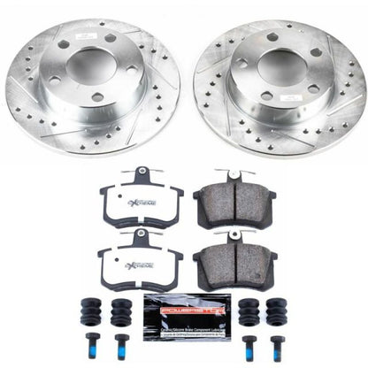 PowerStop Power Stop 96-01 Audi A4 Quattro Rear Z26 Street Warrior Brake Kit