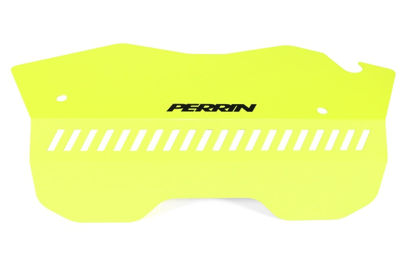 Perrin Performance PERRIN 22-26 Subaru WRX Pulley Cover - Neon Yellow (TALL - For Use w/o PERRIN AOS)
