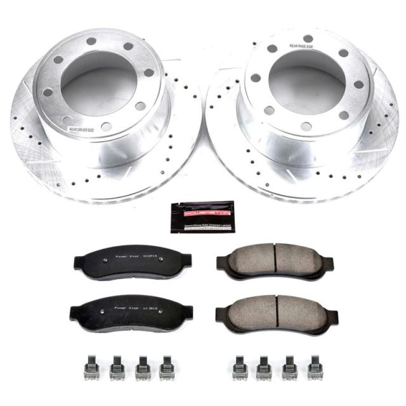 PowerStop Power Stop 05-07 Ford F-250 Super Duty Rear Z23 Evolution Sport Brake Kit