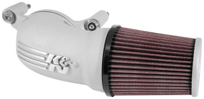K&N Engineering K&N 01-17 Harley-Davidson Softail / Dyna FI Performance Air Intake System Silver