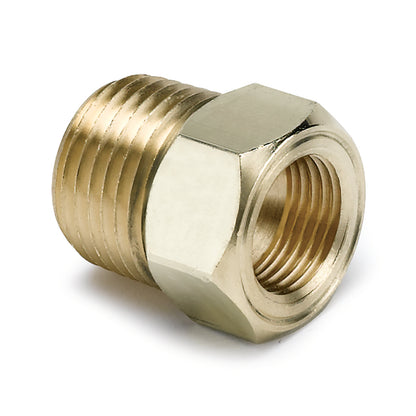 Autometer 1/2 inch NPT Male Brass for Mechanical Temp. Gauge Adapter
