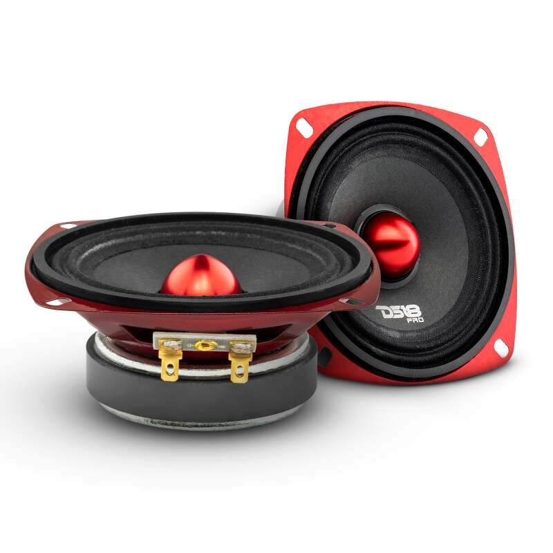 DS18 4in 100 Watts RMS 4 ohm Mid-Range Bullet Shallow Loudspeaker