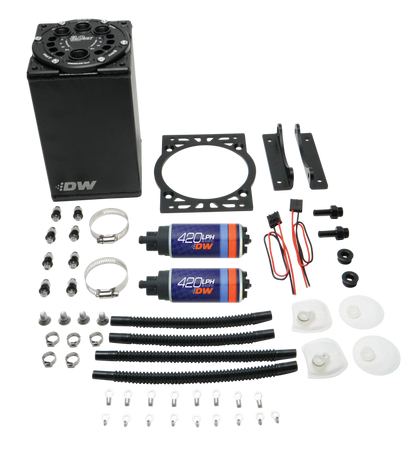 DeatschWerks 3.0L Staged Surge Tank w/ DW420 Fuel Pumps