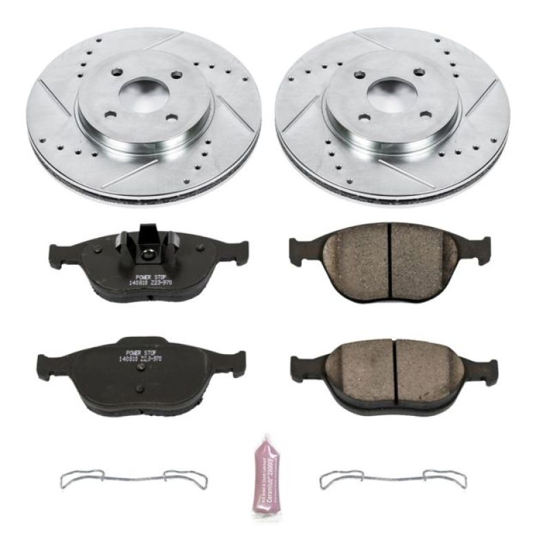 PowerStop Power Stop 02-04 Ford Focus Front Z23 Evolution Sport Brake Kit