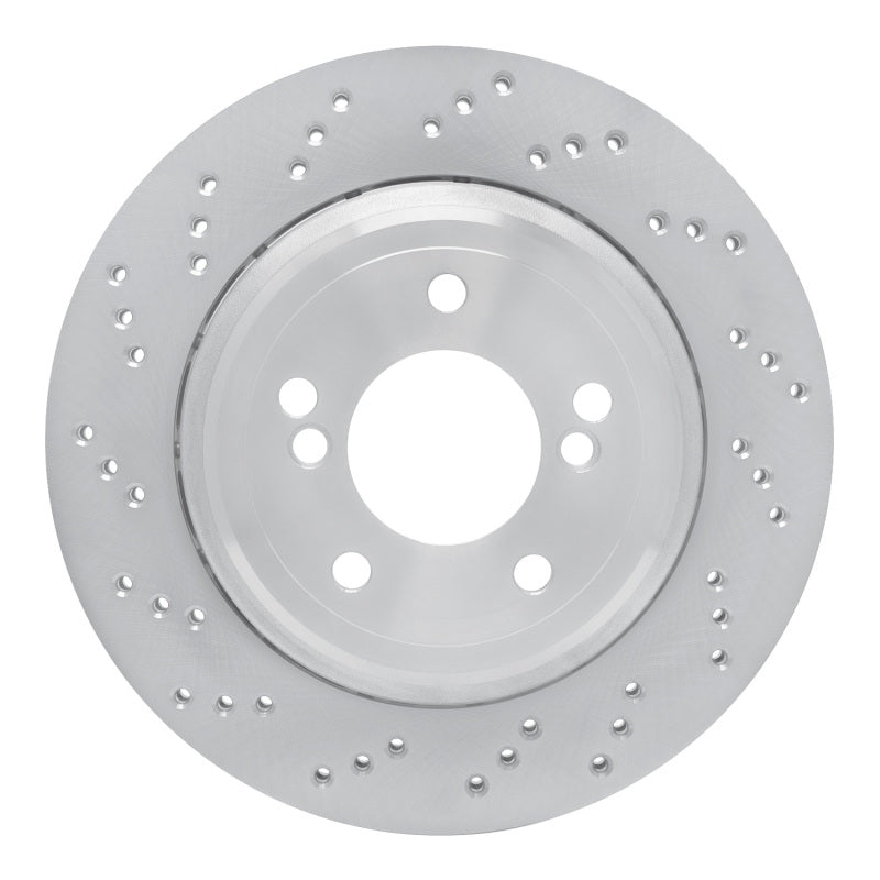 DFC 06-08 BMW Z4 Left Rear Drilled Hi-Carbon Alloy Geomet Coated Rotor