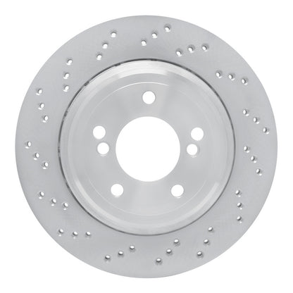 DFC 06-08 BMW Z4 Left Rear Drilled Hi-Carbon Alloy Geomet Coated Rotor