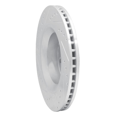 R1 Concepts R1 11-12 Jeep Liberty Front Right Drilled & Slotted Silver Brake Rotor