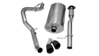 CORSA Performance Corsa 2009-2013 Chevrolet Suburban 1500 5.3L V8 Black Sport Cat-Back Exhaust