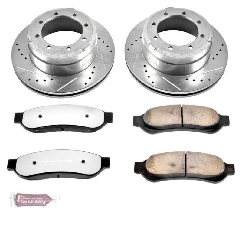 PowerStop Power Stop 05-10 Ford F-350 Super Duty Rear Z36 Truck & Tow Brake Kit
