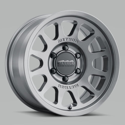 Method Wheels Method MR703 17x7.5 +50mm Offset 6x130 84.1mm CB Gloss Titanium Wheel