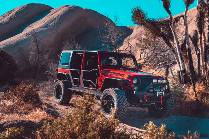 Body Armor 4x4 07-18 Jeep Wrangler JK Tube Doors Rear Pair