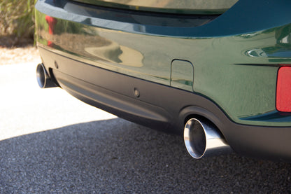 Dinan 17-24 Mini Cooper Clubman/Countryman S ALL4 (F54/F60) Valved Axleback Exhaust - Black Tips