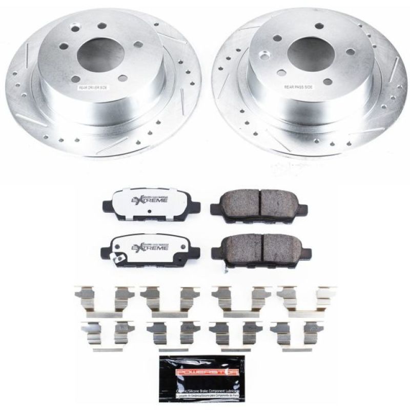 PowerStop Power Stop 07-10 Nissan Altima Rear Z26 Street Warrior Brake Kit