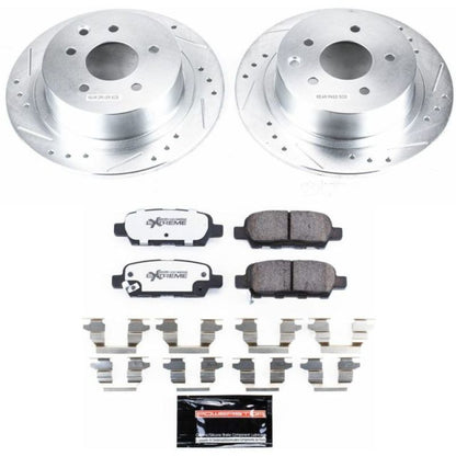 PowerStop Power Stop 07-10 Nissan Altima Rear Z26 Street Warrior Brake Kit