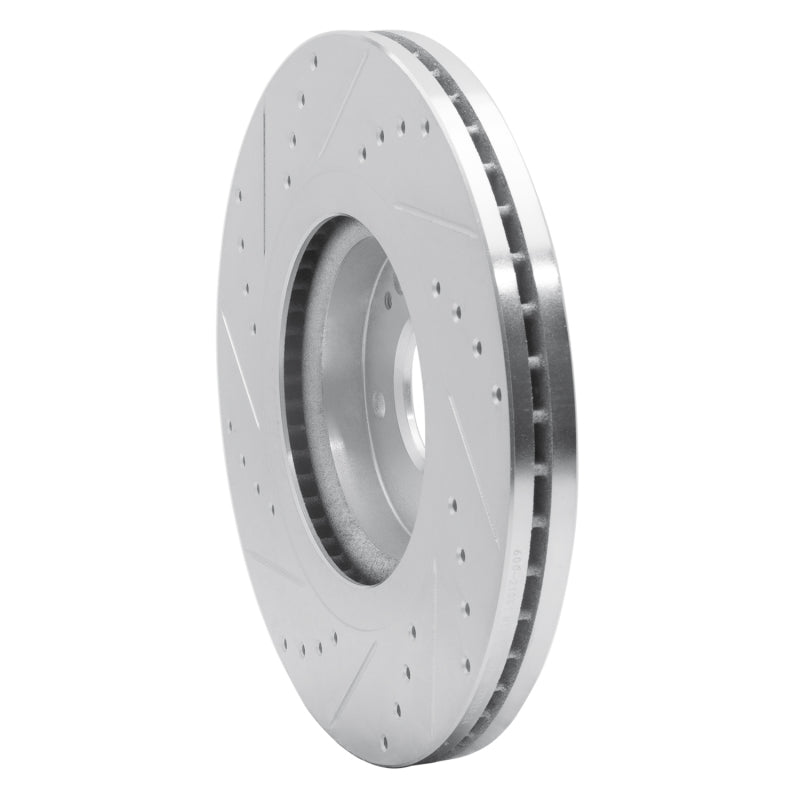 R1 Concepts R1 15-21 Kia SEDONA Front Right Drilled & Slotted Silver Brake Rotor