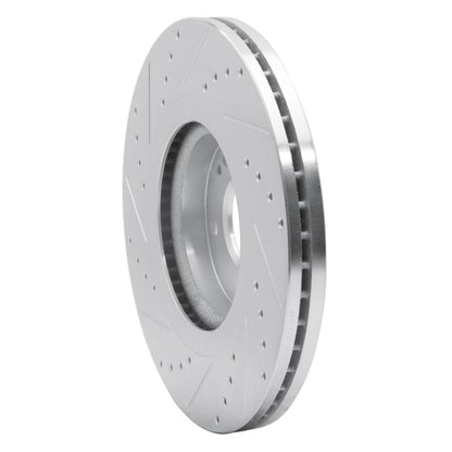R1 Concepts R1 15-21 Kia SEDONA Front Right Drilled & Slotted Silver Brake Rotor