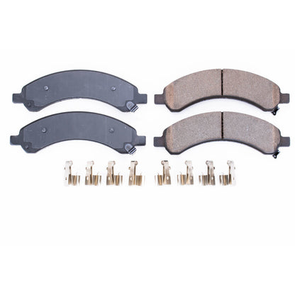 PowerStop Power Stop 03-09 Chevrolet Express 3500 Rear Z17 Evolution Ceramic Brake Pads w/Hardware