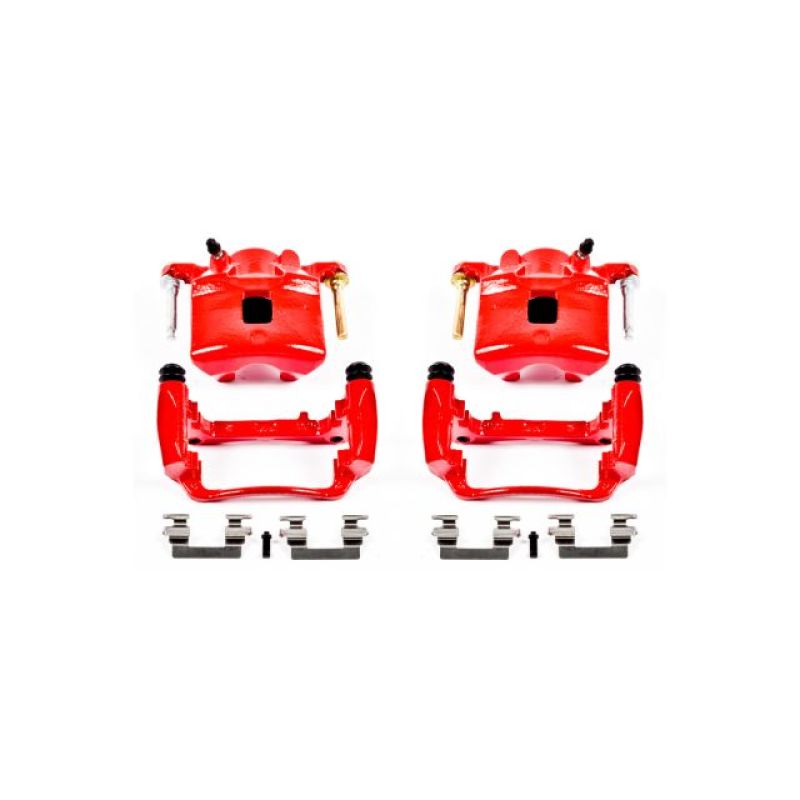 PowerStop Power Stop 2007 Chevrolet Cobalt Front Red Calipers w/Brackets - Pair