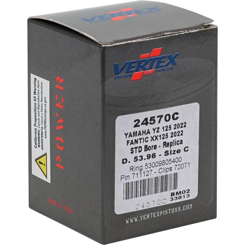 Vertex Pistons Vertex Piston 2023 Fantic Motor XE 125 125cc Cast Replica Piston Kit