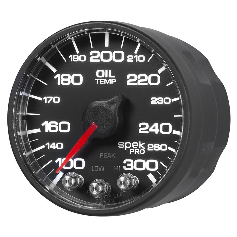 Autometer Spek-Pro - Nascar 2-1/16in Oil Temp 100-300F Bcb Ecu