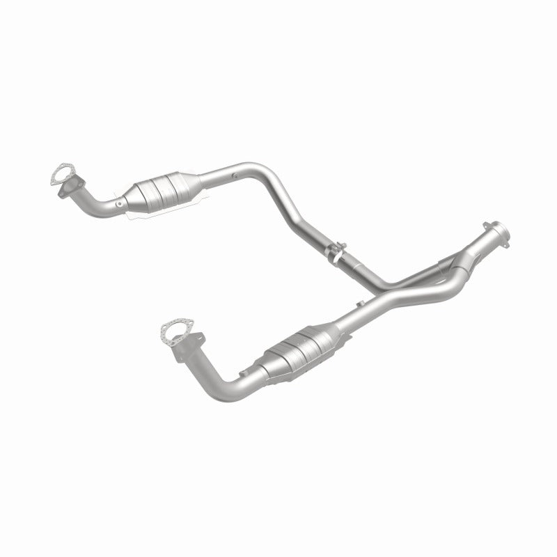 MagnaFlow DF Cat. Conv 95-99 Range Rover 4.0/4.6L GEMS Y-Pipe Assembly *NOT FOR SALE IN CALIFORNIA*