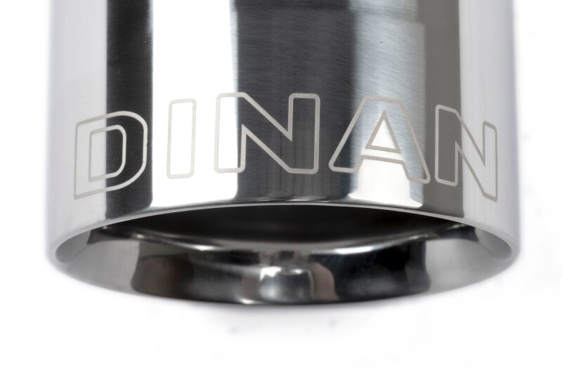 Dinan Double-Walled 4in Clamp-On Exhaust Tip - Polished - 4in Outlet / 2.75in Inlet