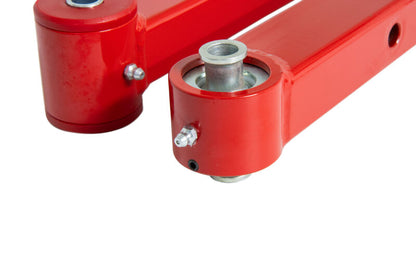 UMI Performance 78-96 GM B-Body Boxed Extended Length Lower Control Arms w/Poly Bushings - Red