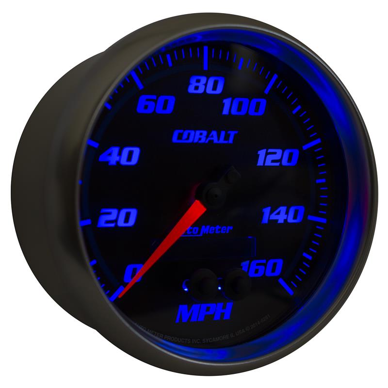 Autometer Cobalt 5in 0-140MPH In-Dash Electronic GPS Programmable Speedometer