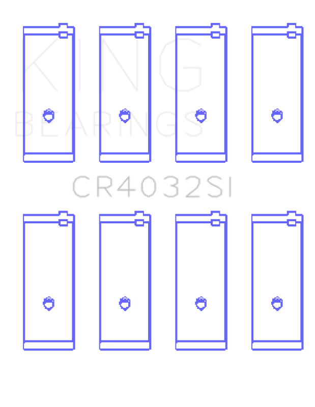 King Engine Bearings Toyota 4AGE Performance Rod Bearing Set