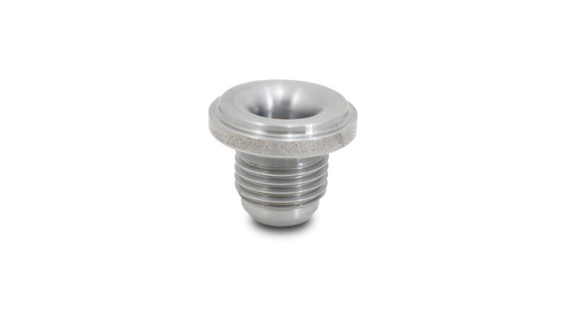 Vibrant -16 AN Male Weld Bung (1-5/8in Flange OD) - Mild Steel