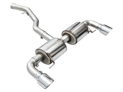 AWE Tuning 19-23 BMW 330i / 21-23 BMW 430i Base G2X Touring Axle-Back Exhaust - Chrome Silver