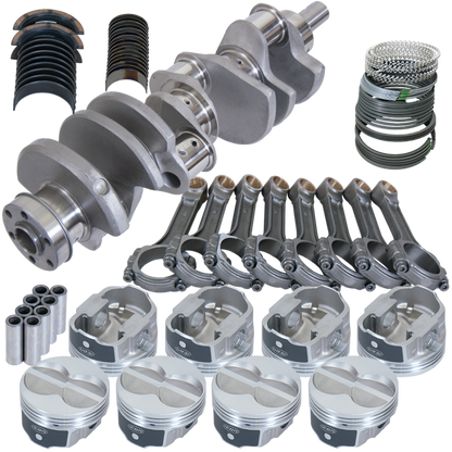 Eagle Ford 351W 4.000in Crank 6.200in I-Beam Rods -11cc Flat Top 4.040in Pistons Rotating Assembly