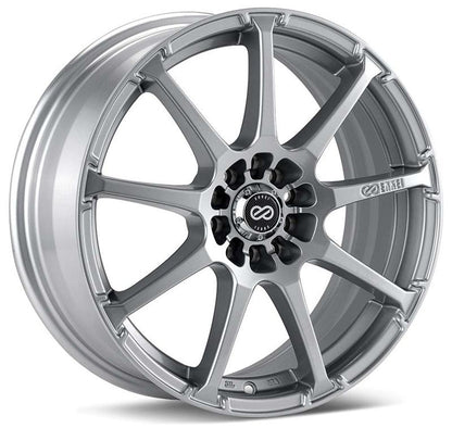 Enkei EDR9 16x7 4x100/114.3 45mm Offset 72.6 Bore Diameter Silver Wheel