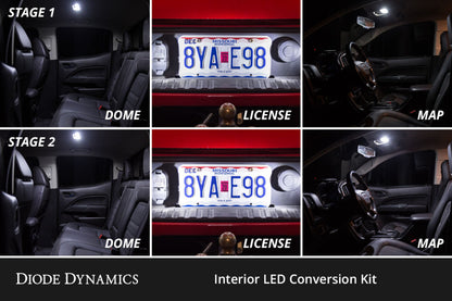 Diode Dynamics 04-12 Chevrolet Colorado Interior LED Kit Cool White Stage 2