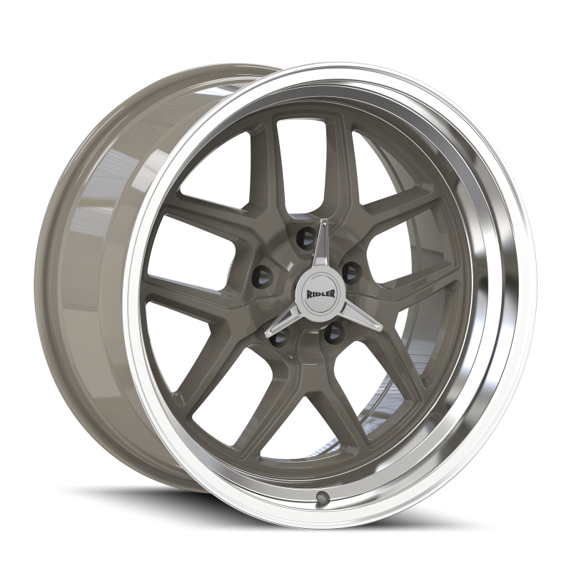 Ridler Wheels Ridler 610 20x8.5 / 5x120.65 BP / 0mm Offset / 83.82mm Hub Gloss Grey Polished Wheel