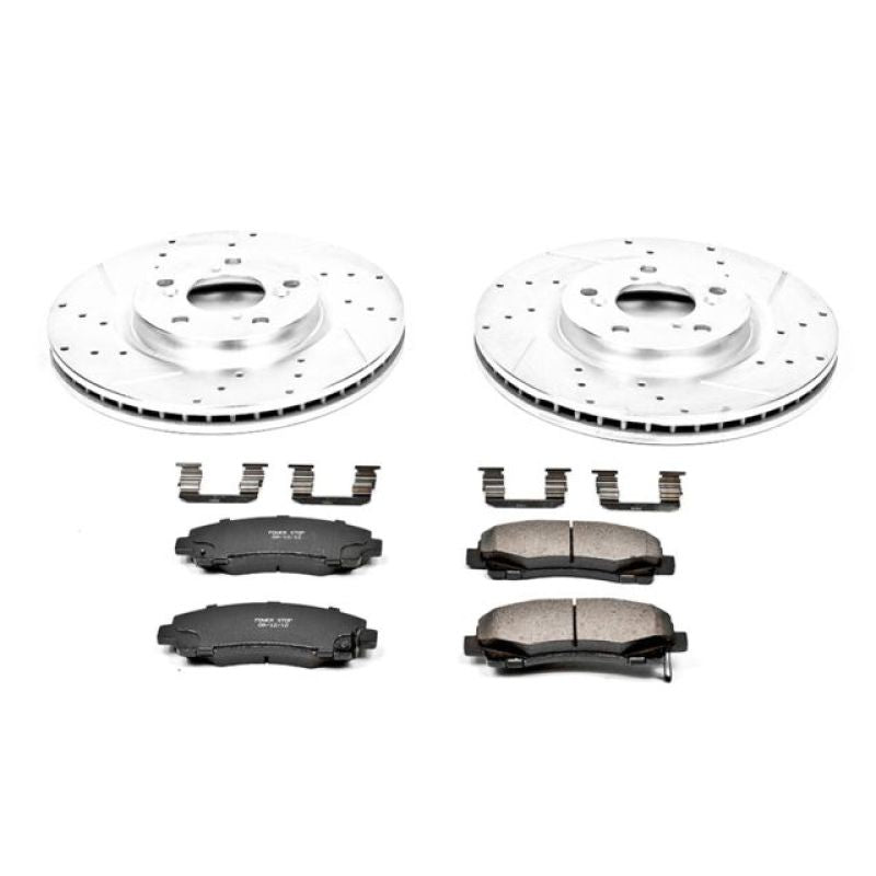 PowerStop Power Stop 09-14 Acura TL Front Z23 Evolution Sport Brake Kit