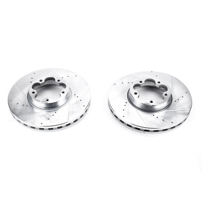 PowerStop Power Stop 15-19 Ford Transit-350 HD Front Evolution Drilled & Slotted Rotors - Pair