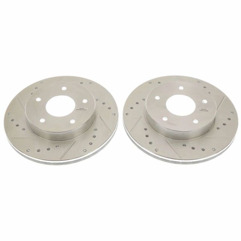 PowerStop Power Stop 78-81 Pontiac Firebird Rear Evolution Drilled & Slotted Rotors - Pair