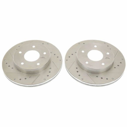 PowerStop Power Stop 78-81 Pontiac Firebird Rear Evolution Drilled & Slotted Rotors - Pair
