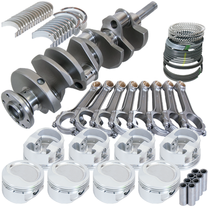 Eagle Ford FE 4.250in Crank 6.700in I-Beam Rods -17cc Inv Dome 4.090in Pistons Rotating Assembly