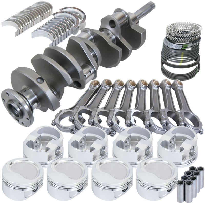 Eagle Ford FE 4.250in Crank 6.700in I-Beam Rods -17cc Inv Dome 4.280in Pistons Rotating Assembly