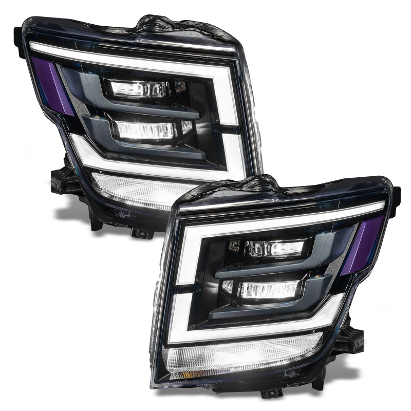 ORACLE Lighting Oracle 21-22 Nissan Titan Demon Eye RGB Headlight Upgrade Kit - ColorSHIFT w/o Controller