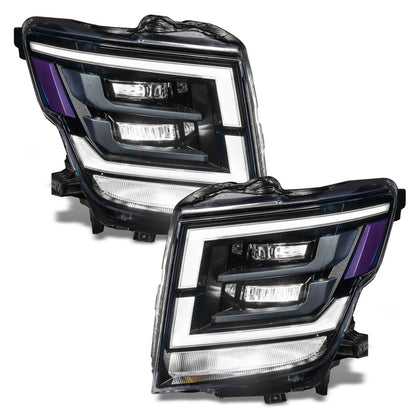 ORACLE Lighting Oracle 21-22 Nissan Titan Demon Eye RGB Headlight Upgrade Kit - ColorSHIFT w/o Controller
